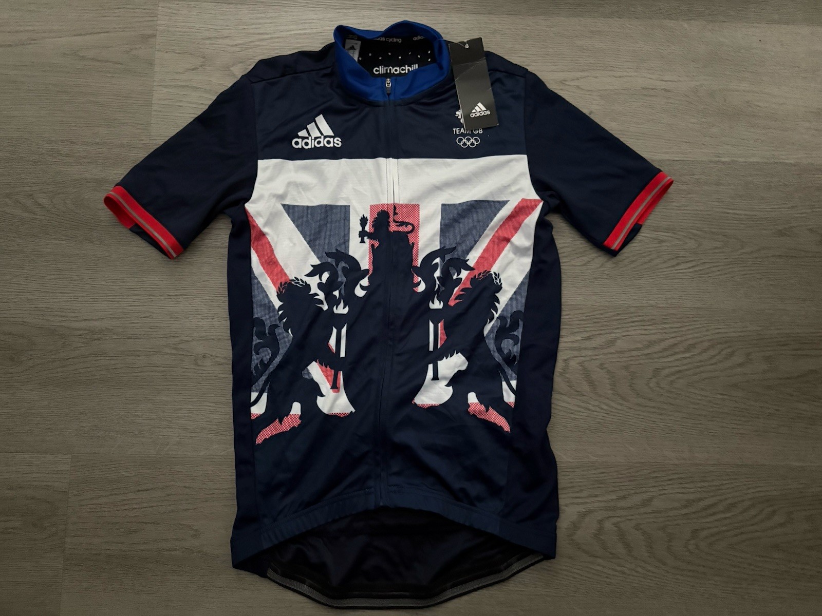 Adidas Team GB Rio 2016 Olympics Men’s Road Cycling Jersey - Size Small - BNWT