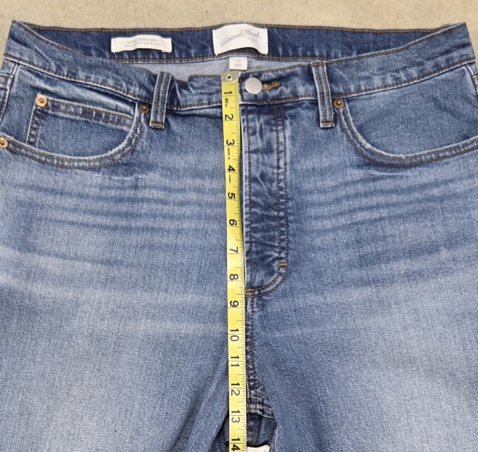 UNIVERSAL THREAD Highest Straight Ankle Jeans Wmn… - image 15