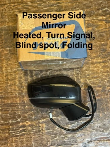 Right Black MIRROR Blind Spot, Heated, Turn Signal for 2017-2024 Mazda CX-5 CX5