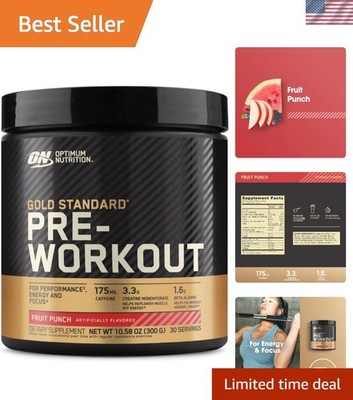 Enhance Focus & Performance - Gold Standard Pre-Workout Powder, 300g Fruit Punch