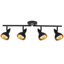 SEEBLEN 4 Light Track Lighting Kit, Farmhouse Ceiling Spot Lighting with Adju...