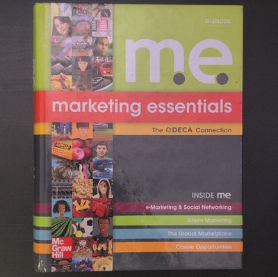 McGraw-Hill Marketing Essentials Hardcover Textbook Marketing High School