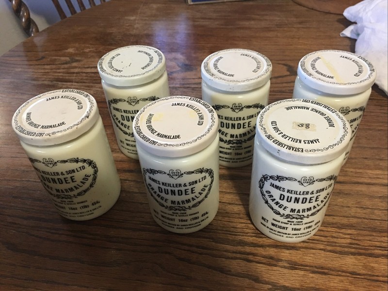 (6) James Keiller & Son Dundee Orange Marmalade 16 oz. Jars