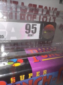 Vintage 1995 Super Punch Out SNES Video Game PAL -UK Version Graded VGA 95 🔥