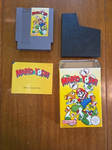 Mario & Yoshi Nes, Nintendo CIB Europa Version,  German, Tested Working,