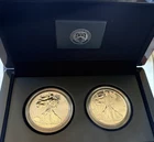 2013 US Mint American Eagle West Point Two-Coin Silver Set OGP COA