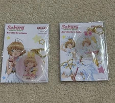 2X Cardcaptor Sakura Acrylic Keychain from Round 1