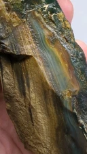 Blue Mountain Picture Jasper, 1 Lb 1+ Oz (499 Gr) Rough Lapidary Rock, Lot #71