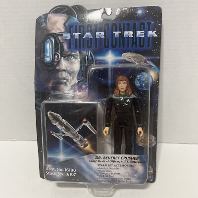 Star Trek First Contact Dr. Beverly Crusher 5 Inch Action Figure 1996 Playmates
