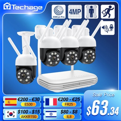 Wireless Camera System Humanoid Auto Tracking Smart AI PTZ Camera Two-way Audio