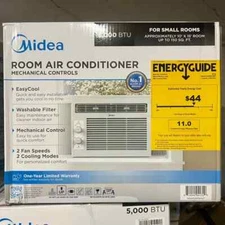 Midea 5,000 BTU Room Window Air Conditioner, Mechanical Control