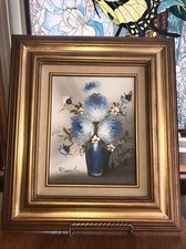 RISPOLI (1921-1989). Splendido floreale.   Quadro su tela