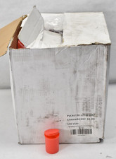 150 Pack Vial Strawberry Child Resistant Pop Top Bottles Opaque 7g 30dr PVCRST30
