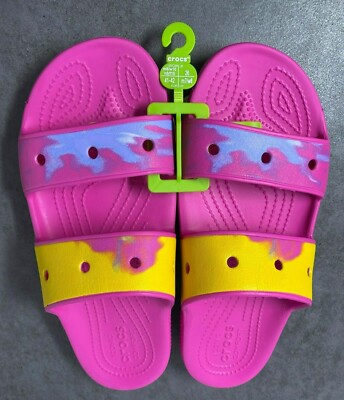 Crocs Classic Ombre Juice Multi Sandal Summer Pink Blue