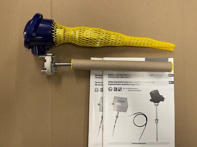 WIKA PT100 TR10-B-AICZ (3-Wire) + Ersatz Kopftransmitter mit Tauchhülse