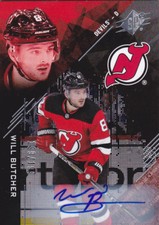 17-18 SPX Will Butcher 199/199 Auto Rookie NJ Devils Autograph 2017