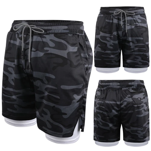 Men's Sports Training Running Bodybuilding Workout Fitness Shorts Gym Pants Run - Picture 21 of 23