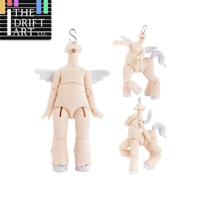 Body - Animal Pony Body Wings For Nendoroids GSC Head BJD OB Obitsu 11 Ymy Doll