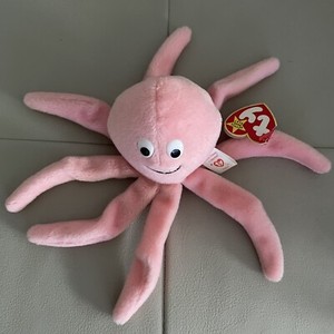 Original Ty Beanie Babies INKY The Octopus Style 4028 1993