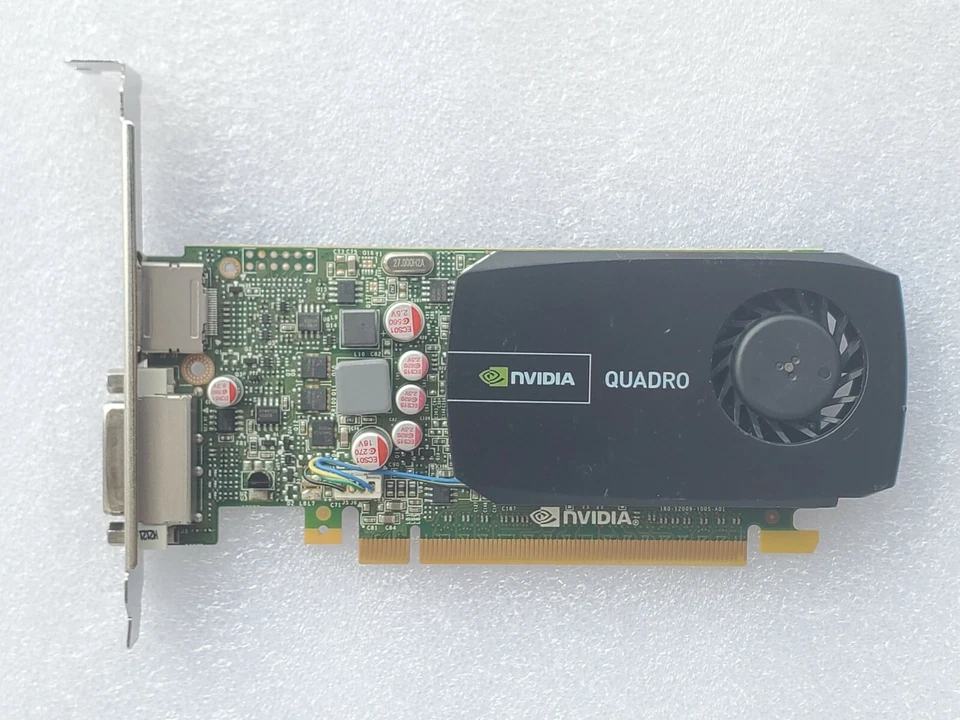 NVIDIA Quadro 600 1GB DDR3 PCI-E 2.0 X 16 Video Card DVI DisplayPort - Image 2 of 4