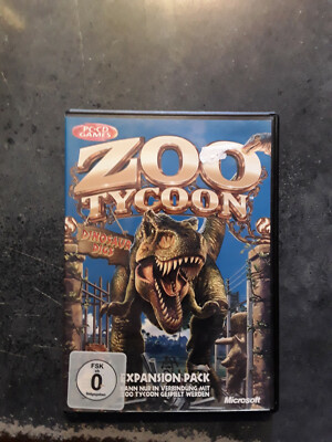 Microsoft Zoo Tycoon: Dinosaur Digs (PC, 2002, Eurobox)
