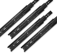 3 Pair Drawer Slides 16 Inch, Heavy Duty Ball Bearing Full Extension Under-Mount