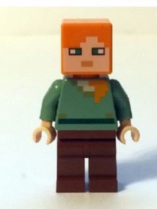 lego minecraft villager minifigure