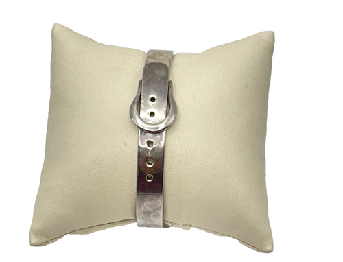Sterling Silber 925 Mexiko große Schnalle Manschette Armreif 8" Armband