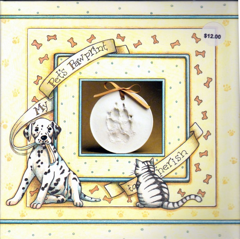 Pet Pawprint Keepsake Kit - NIB - Remember a Beloved Pet