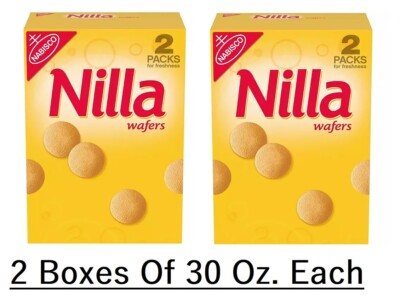 Nilla Wafers Vanilla Wafer Cookies, 4 Packs Of 15 oz. Great Price