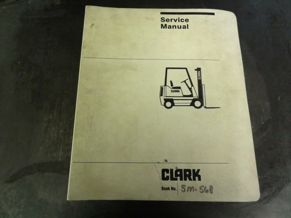 Clark P-25 P-30 HWP-25 PWD-25 Gato de paleta eléctrico manual de servicio SM-568
