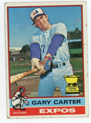 Gary Carter 1976 Topps Vintage Baseball Card #441 All Star Vintage Baseball card
