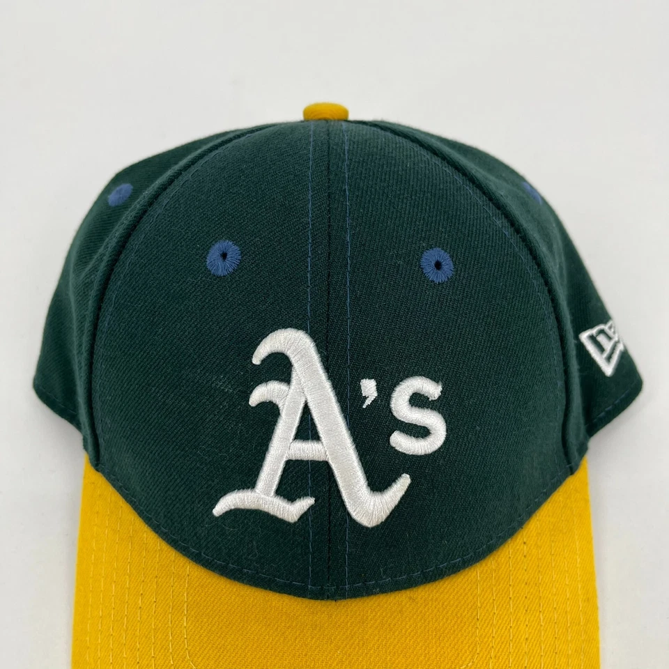 New Era Strapback Hat Adult One Size Green Oakland Athletics A's Baseball MLB - Image 3 of 4