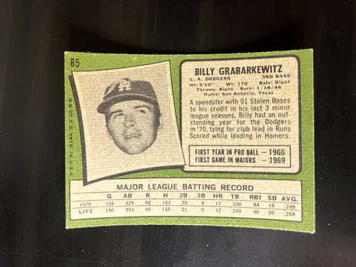 1971 Topps Baseball #1-262. You-Pick Complete-Your-Set. Low Ship. Up to 10% Off - Picture 169 of 501