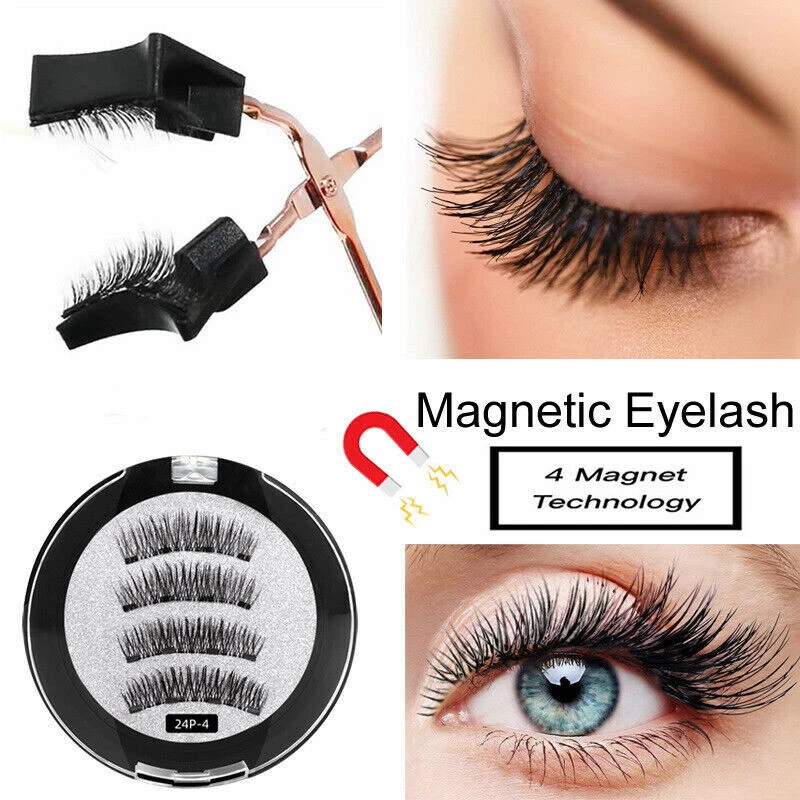 Magnetic Eyelash Set Curler Quantum False Eyelashes 3D Eye Lashes Tool | eBay