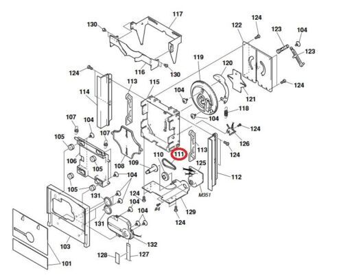 Gummiriemen CD Rubber Belt LOADING Connector For Sony CMT- HCD- MDS-J RCD-W - Bild 2 von 4