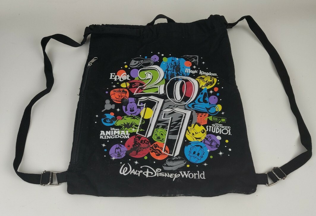 2011 Walt Disney World Parks Backpack Zipper Side Mickey  display picture 1