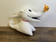Disney Store The Nightmare Before Christmas Zero 8" Plush White Dog