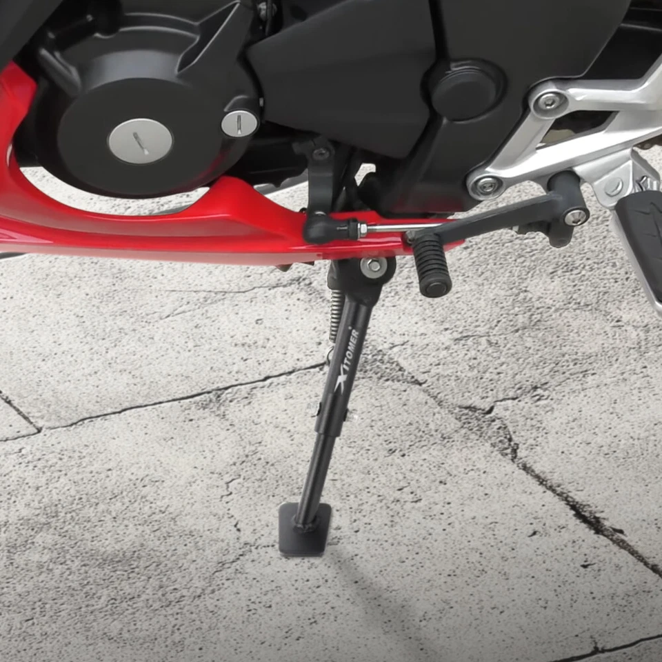 Motorcycle Adjustable Sidestand Kickstand Fit For Honda CBR250R / ABS 2011-2013 - Image 2 of 4