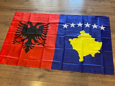 Kosovo-Flagge Aufnäher – Bestickt, 9x6 Cm – Zum Aufbügeln Oder Aufnähen