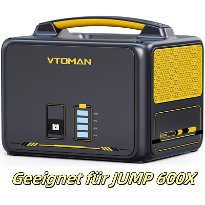 VTOMAN Jump 600X Zusatzakku 640Wh für Jump 600X Portable PowerStation LiFePO4 DE