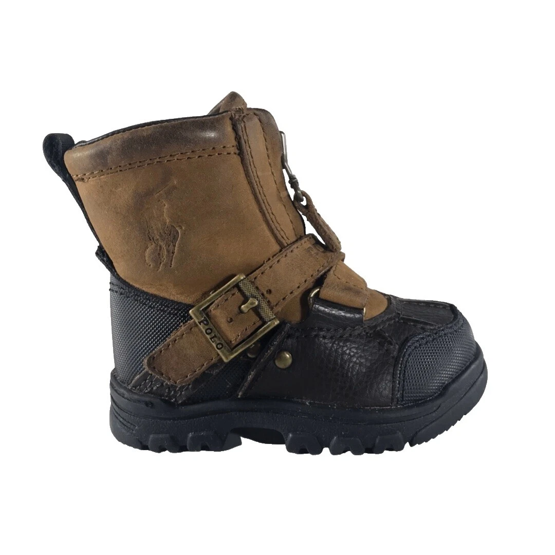 Коричневые ботинки Ralph Lauren для мальчиков