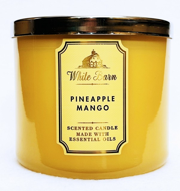 pineapple mango bath and body works candle