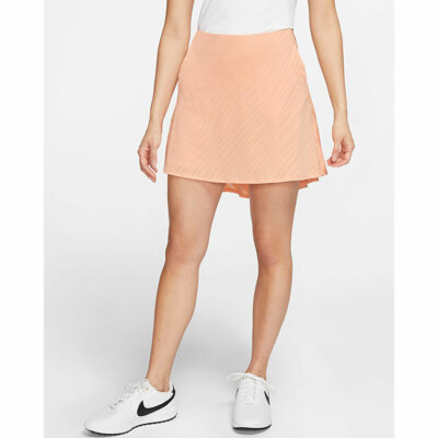 NIKE Women's BREATHE Fairway Golf Skort NWT Light Orange SIZE: XL