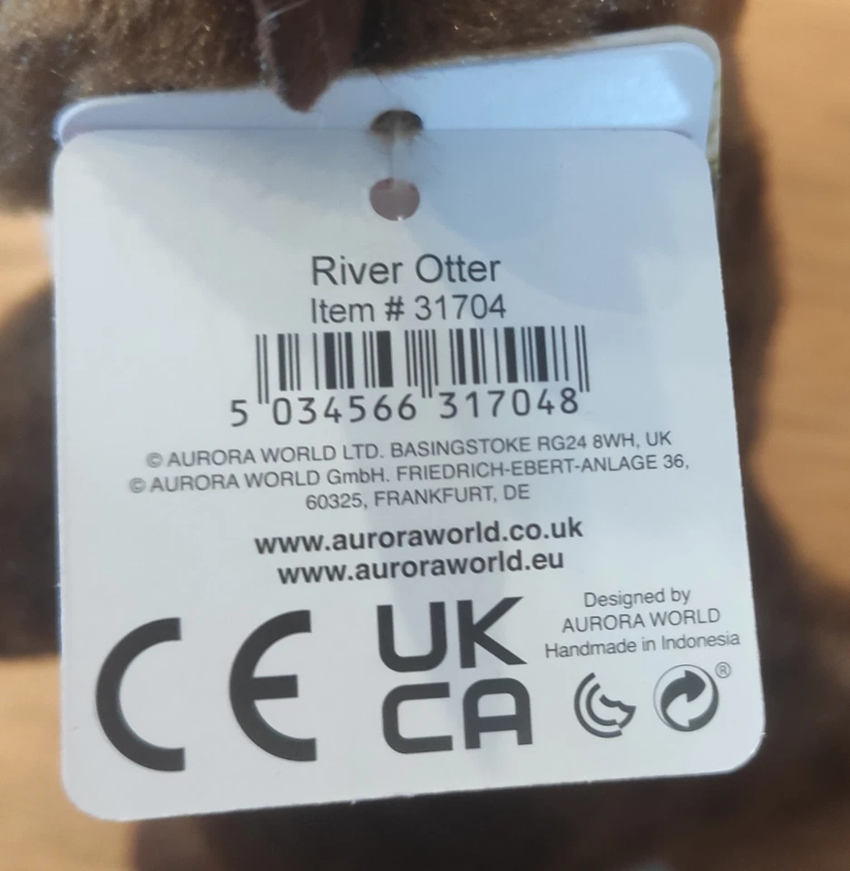 Mini Flopsies River Otter, der Flußotter von Aurora World Plüsch - Bild 4 von 4