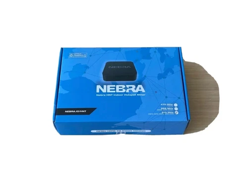 Nebra Indoor Helium hotspot miner US-915, in hand, new unopened