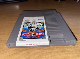 Monopoly (Nintendo Entertainment System, NES, 1991) Authentic Tested Working