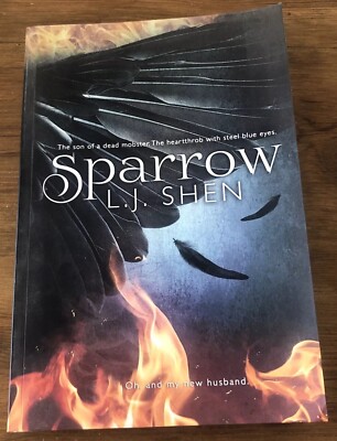 LJ Shen Signed Sparrow 2016 First Edition US Edition Paperback Unread As New VGC