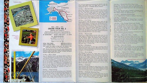 Dos folletos de cruceros por Alaska: CP-Princess Cruises y Arctic Alaska Tours 1964 - Imagen 8 de 9