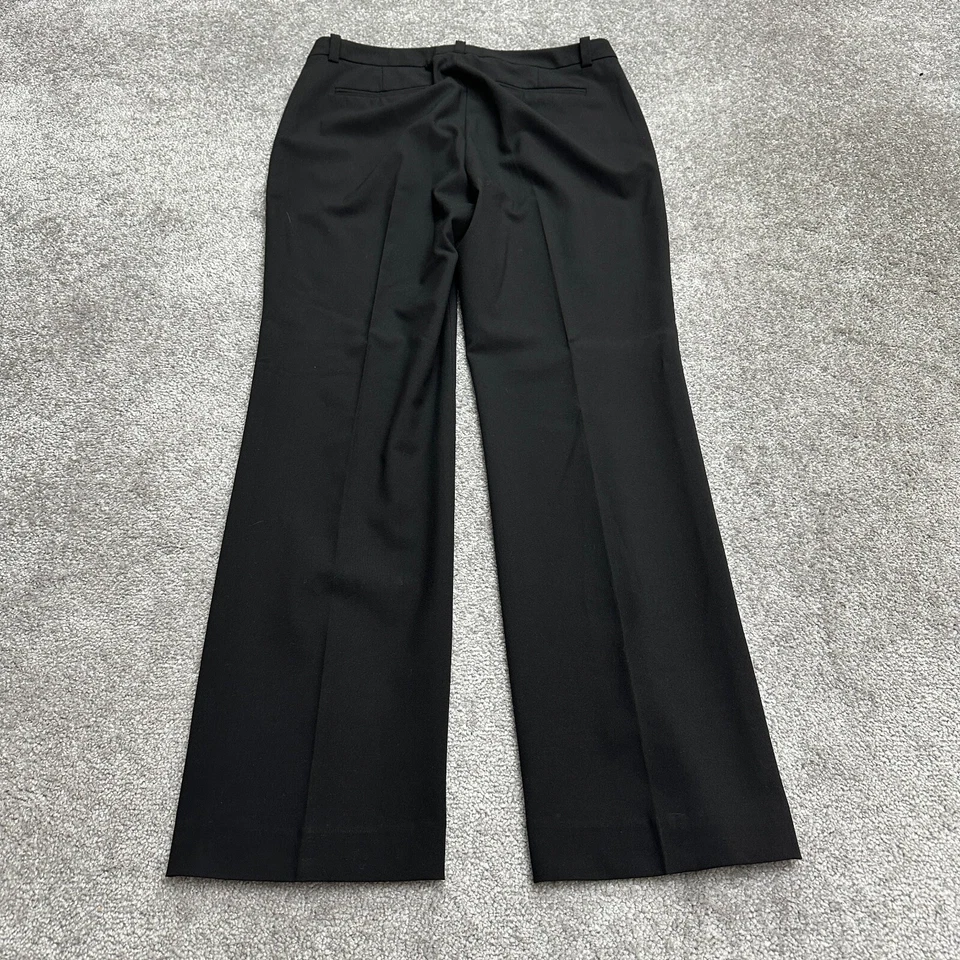 Calça social feminina Halogen Taylor Fit 6P preta cintura média perna reta trabalho 32x30 - Imagem 2 de 4